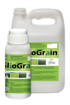 Gliograin is an enzyme (ETP) based plant growth-stimulant developed for use on grain crops.  ​   A non-harmful, non-toxic and naturally occurring metabolite.  ​  Suitable for all crops  ​  Available in 5L, 1L, 500ml, 250ml